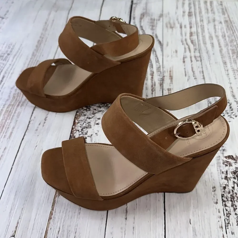TORY BURCH Loretta Platform Wedge 7.5